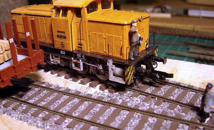 Montage einer TT-Weiche